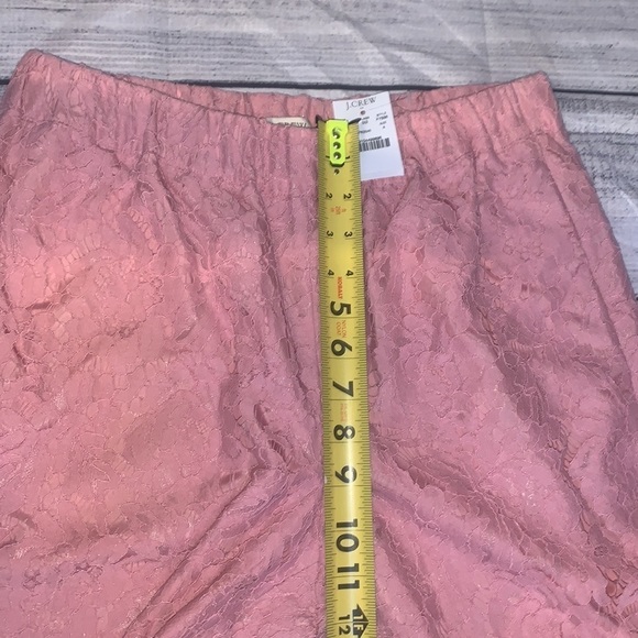 J. CREW Blush Pink Lace Ankle Pants - Picture 9 of 11